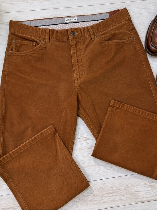 Peter Millar Other - Peter Millar Brown Corduroy Pants Men’s Size 38 Straight Leg Inseam 24”